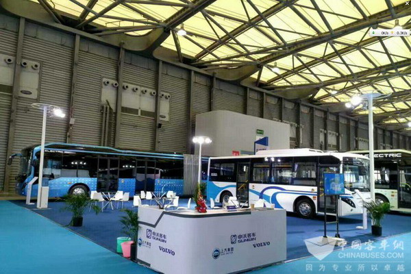 BUS EXPO 2017上?？蛙囌箌申沃客車展臺(tái)