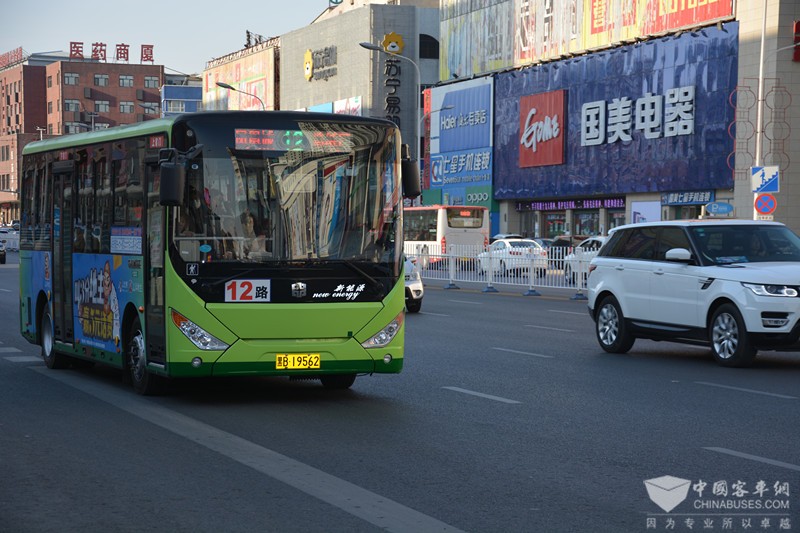 齊齊哈爾運營的純電動客車