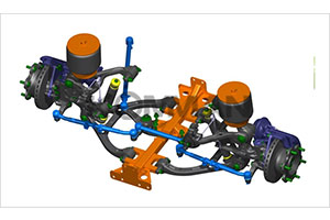 上海科曼3.5T級(jí)獨(dú)立懸架系統(tǒng)