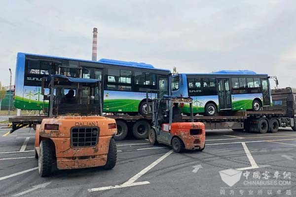 申龍客車 純電動 公交車 梅河口市