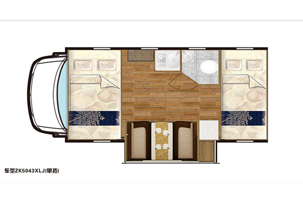 凱倫賓威ZK5045XLJ2房車(chē)（柴油國(guó)五2-6座）