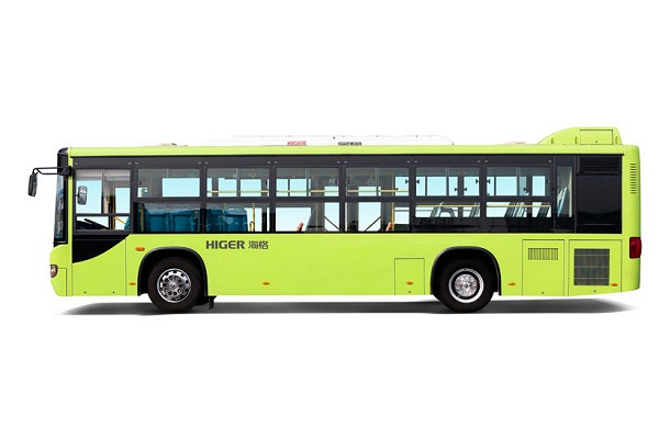 海格KLQ6109GAHEVE5E公交車（柴油/電混動國五24-39座）