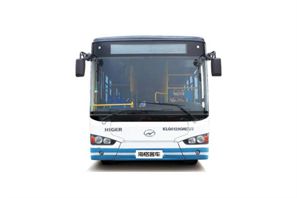 海格KLQ6129GAHEVC5K插電式公交車（天然氣/電混動國五24-42座）