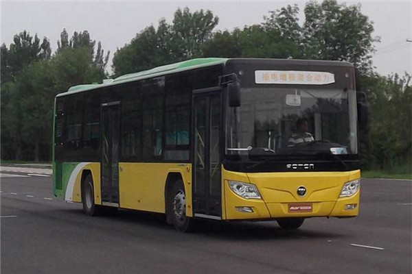 福田歐輝BJ6123CHEVCA-7插電式公交車（天然氣/電混動(dòng)國五21-41座）