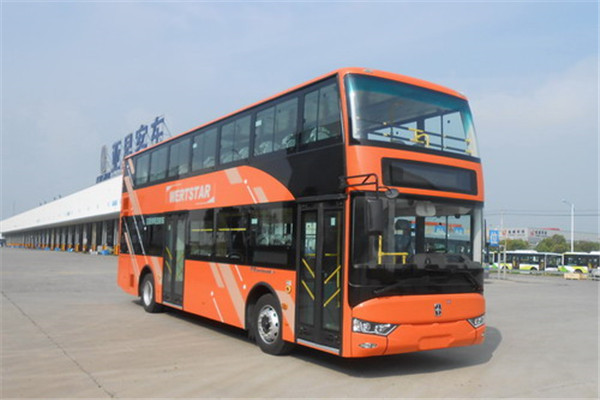 亞星JS6111SHBEV1雙層公交車（純電動(dòng)30-61座）