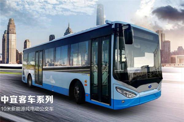 中宜JYK6102GBEV2公交車（純電動21-37座）